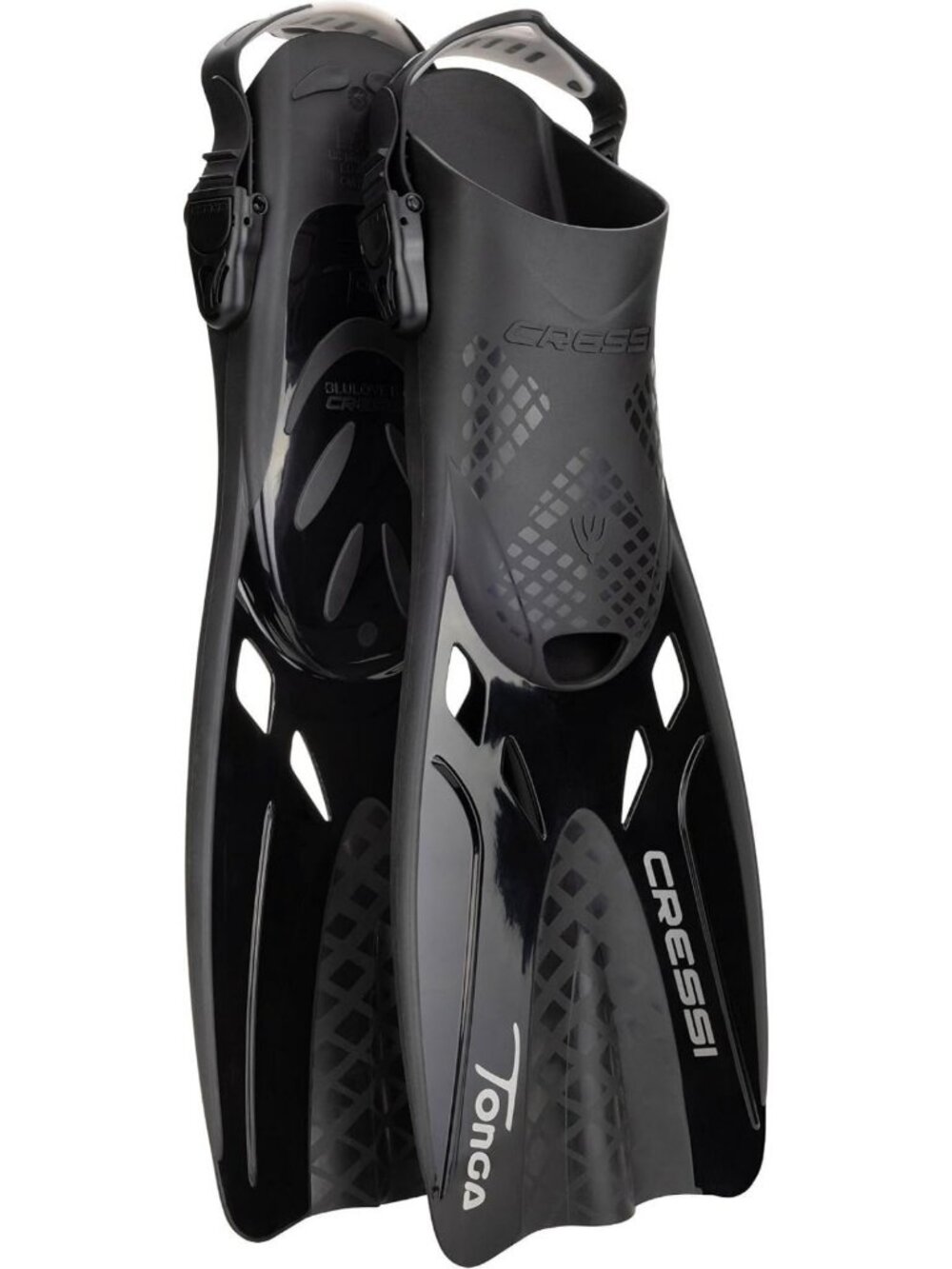Lightweight Adjustable Snorkeling Fins with Durable Buckles - Perfect for Travel